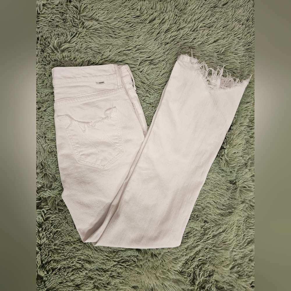 Mother Superior The Dutchie Ankle Jaw Distressed Jeans Size 26 - Picture 11 of 16